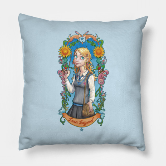 Luna Lovegood Harry Potter Kissen Teepublic De