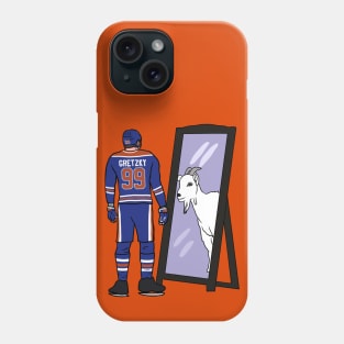 Wayne Gretzky Mirror GOAT Phone Case