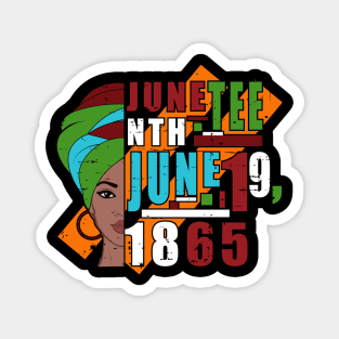 Juneteenth, June 19th, 1865, Black History Magnet