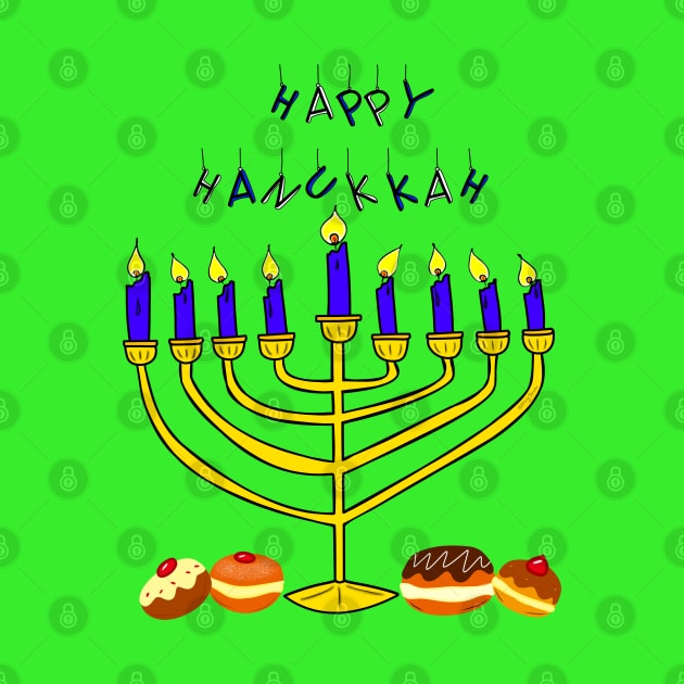 Happy Hanukkah! by DitzyDonutsDesigns