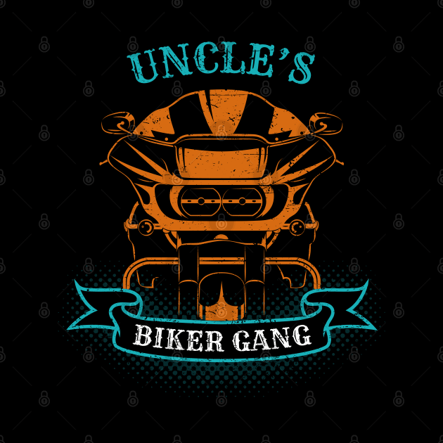 Uncle's Biker Gang Father's Day by DwiRetnoArt99