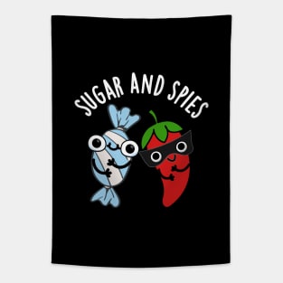 Sugar And Spies Cute Food Pun Tapestry