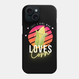 Just A Girl Who Loves Corn Colorful Phone Case