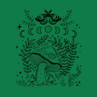 Cottagecore Mushroom Goblincore Aesthetic T-Shirt