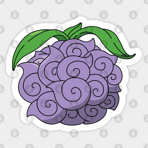 Yami Yami No Mi Marshall D Teach Devil Fruit Devil Fruit Sticker Teepublic Uk