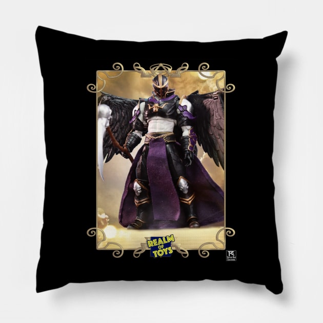 Azrael Action Figure (2/8) Pillow by Toytally Rad Creations