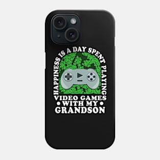 Grandparents Happiness Is A Day Spent Gaming Controller Phone Case