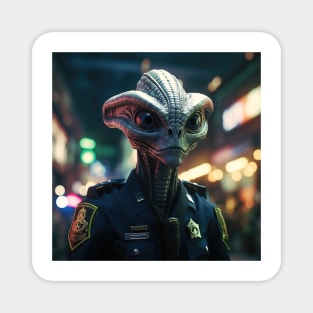 Alien Cop Magnet