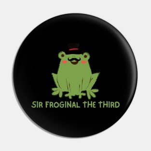 Frog Art - Sir Froginal The Third Pin