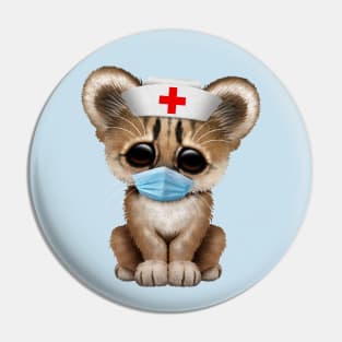 Cute Cougar Cub Nurse Pin