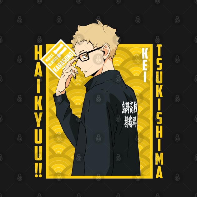 Haikyuu - Kei Tsukishima by InalZ