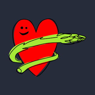 Asparagus heart : T-Shirt