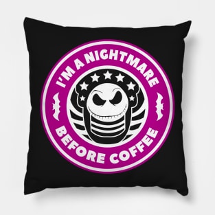 Nightmare Before Coffee Gift Pillow