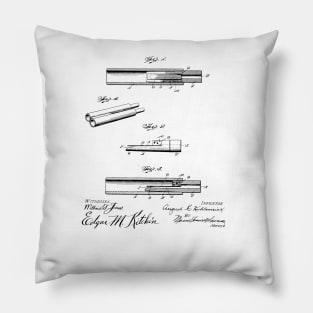 Duck Call Vintage Patent Hand Drawing Pillow