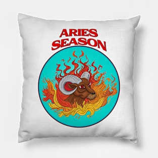 Aries Season Pillow