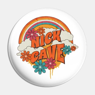 Retro Rainbow - Nick Cave Pin