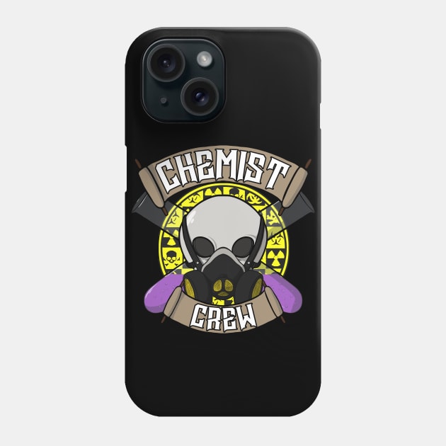 Chemists crew Jolly Roger pirate flag Phone Case by RampArt