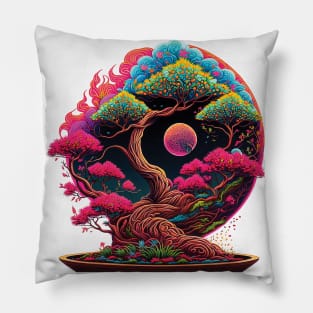 Japanese Bonsai: A Blend of Culture and Artistic Expression Pillow