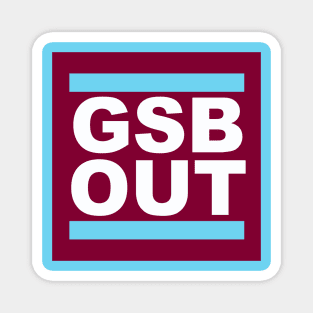 GSB OUT (Claret) Magnet