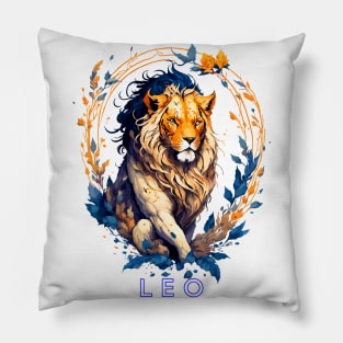 Zodiac sign Leo T-shirt Pillow