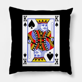 King of Spades Pillow