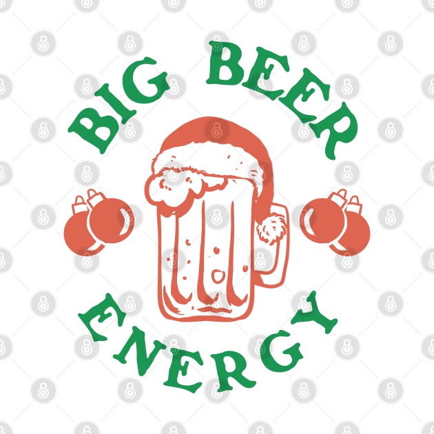 Big Nick Energy Beer Saint Nicholas Santa Claus Retro Vintage artwork by A Comic Wizard