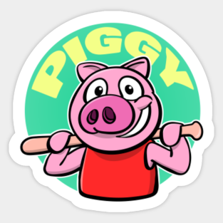 Piggy Roblox Stickers Teepublic Uk