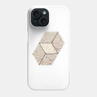 Earth hexagon abstract - Earth sign - The Five Elements Abstract  Symbol Phone Case