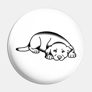 Sleepy Puppy Pin