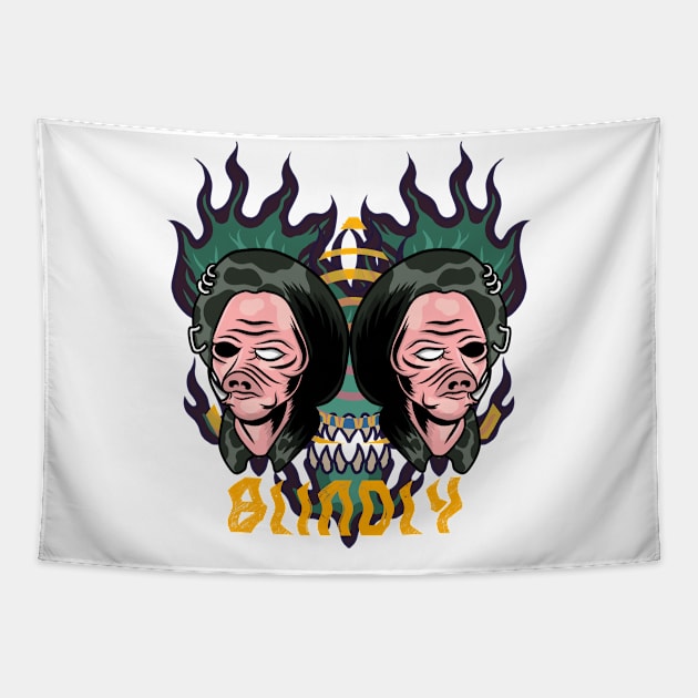 BLINDLY Tapestry by Ancient Design