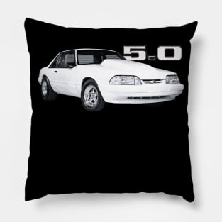 MUSTANG GT 5.0 FOXBODY CLASSIC RETRO notchback Pillow