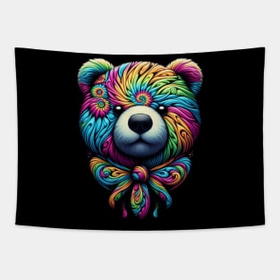 bear hippie Tapestry