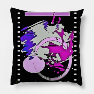 Surfer girls rule abstract design Pillow