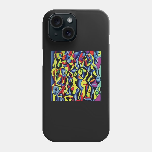 Chromatica #8 Phone Case by danrobichaud