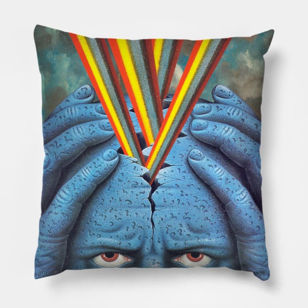 Blue Rock Migraine Pillow by MoonPatrol