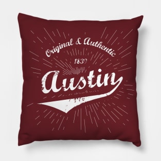 Original Austin, TX Shirt Pillow