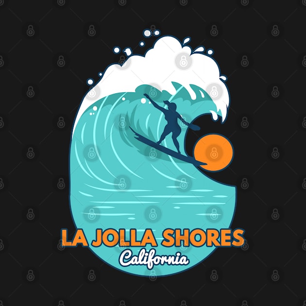 La Jolla Shores California surf girl by LiquidLine