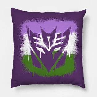 Genderqueer Decepticon Pillow