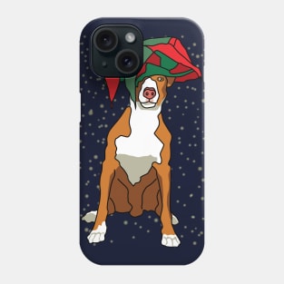 Christmas days for a podenco Phone Case