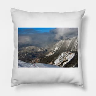 Courchevel 3 Valleys French Alps France Pillow