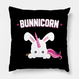 Bunnicorn Cute Bunny Unicorn Funny Easter Pillow