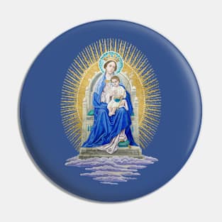 Blessed Virgin Mary with Christ Child Pin