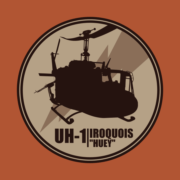 UH-1 Iroquois Huey by Tailgunnerstudios