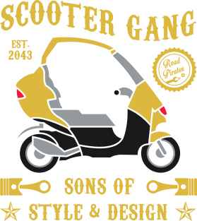 Scooter Gang Magnet