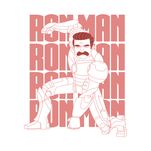 Two Color Ron Man by austindlight