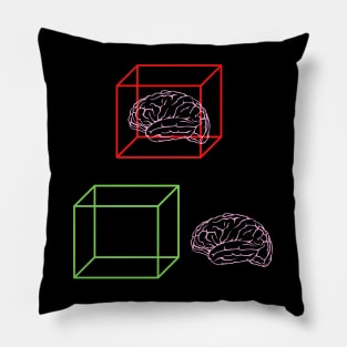 Think Outside The Box 2 Pillow