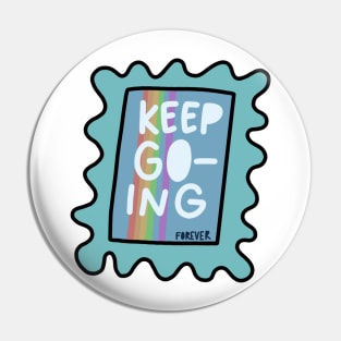 Keep Going Stamp Pin