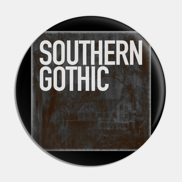 Southern Gothic Podcast Logo Pin by southerngothicmedia