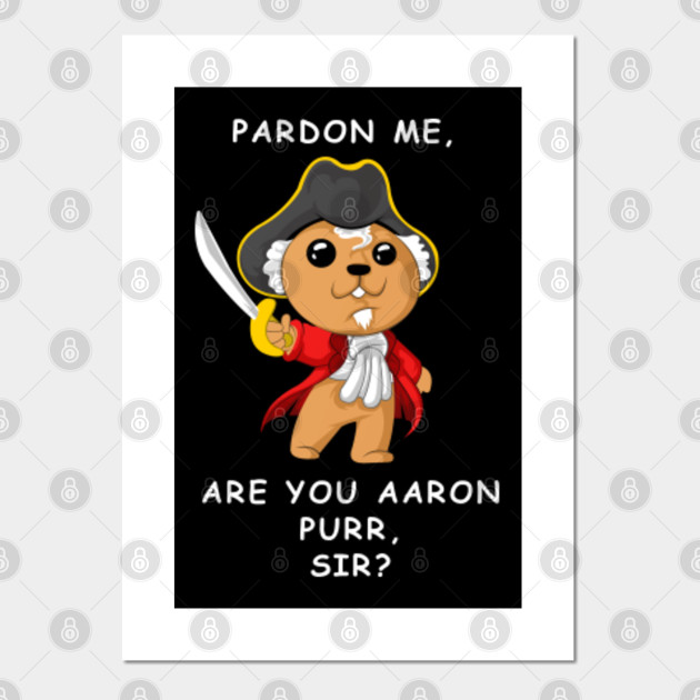 pardon me are you aaron purr sir