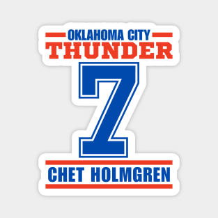 Oklahoma City Thunder Holmgren 7 Basketball Player Magnet